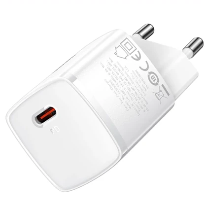 شارژر دیواری فست تایپ‌سی 30 وات بیسوس Cube Pro