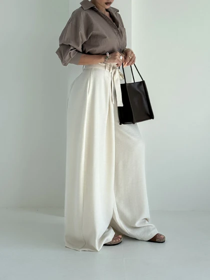 شلوار بنددار آنجلا