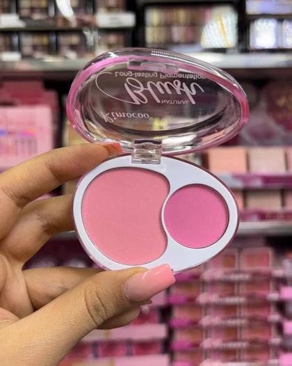 🌸✨ رژگونه دو رنگ پودری میس لارا