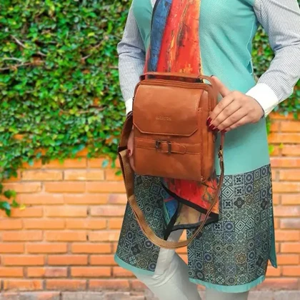 کیف رودوشی چرمی گوگانا مدل GOOGANA - GOOG913