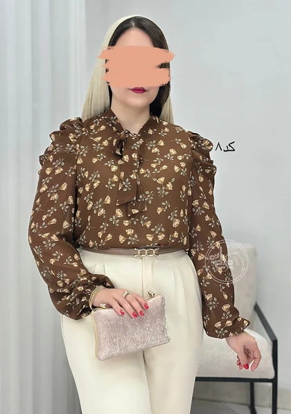 شومیز حریر شارلوت