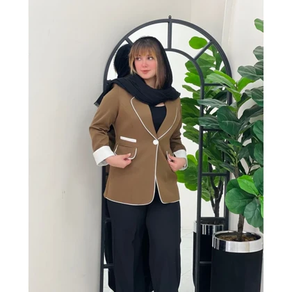 کت زنانه آستر دار مدل درسا