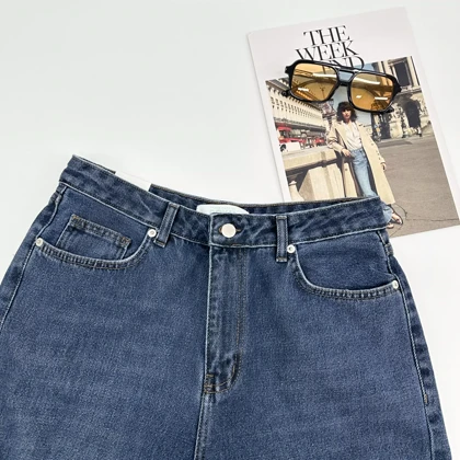 شلوار جین نیم بگ 1007373