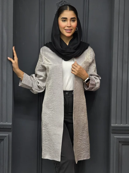 مانتو آستین پفکی زنانه کد 4030105