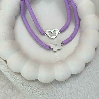 ست دستبند پروانه استیل-بندفیمو