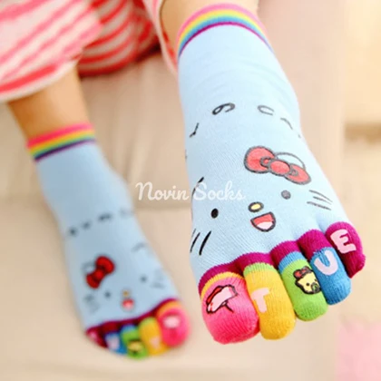 جوراب انگشتی طرح kitty