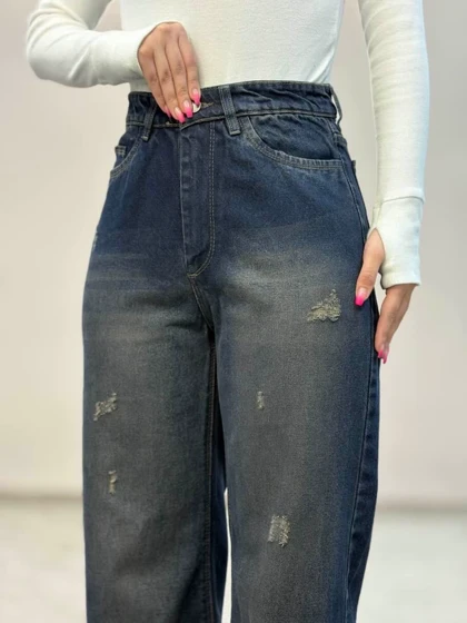 شلوار جین فلربگ تینت تیره2071
