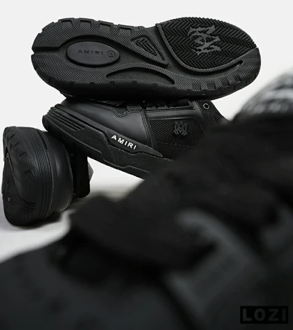 کفش کتانی مشکی AMIRI MA2 Leather