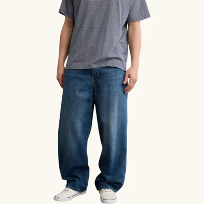 شلوار جین بگ استایل یونیسکس American eagle کد 360