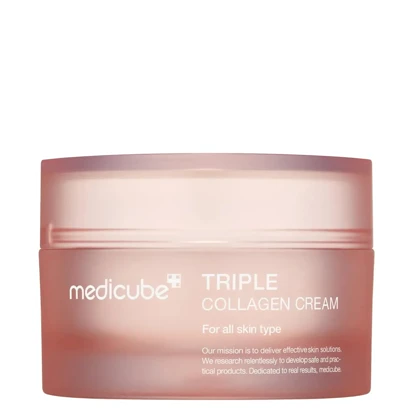 کرم ضد چروک صورت مدیکیوب, مدل Triple Collagen مناسب انواع پوست حجم 50 میلی‌لیتر