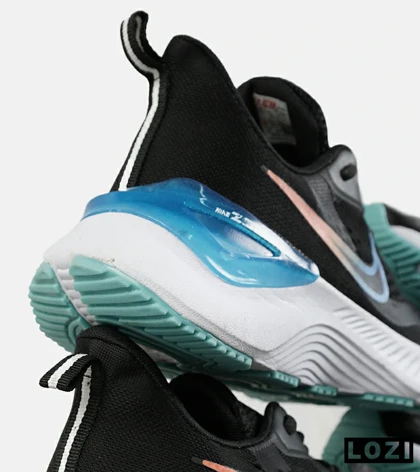 کفش کتانی مردانه و زنانه مشکی نارنجی آبی NIKE zoom X مدل 7150