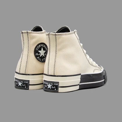 کانورس 1970 عاجی مشکی Converse Chuck 70s Ivory Black