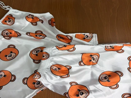 ست تاپ و شلوارک طرح تدی 159