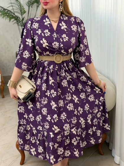 پیراهن فلور نرگس 3763