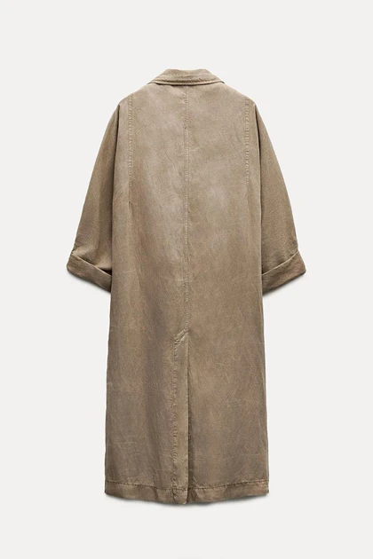 ترنچ کت کتان 239