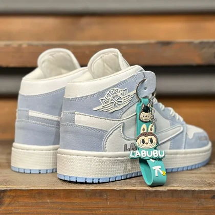 کتانی زنانه ایر جردن1 تراویس ساق‌دار لبو بو