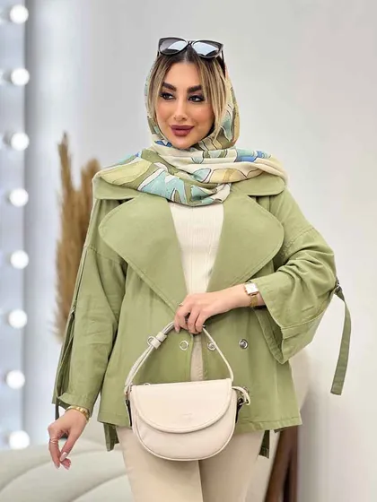 مانتو لینن آستین سگک