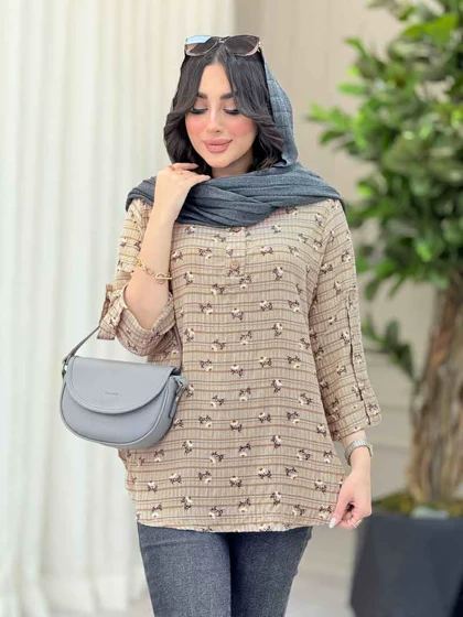 شومیز طرح گل بابونه