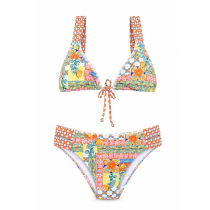ست بیکینی زنانه مدل Coral Kiss-5C0339 چندرنگ