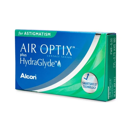 لنز طبی فصلی آستیگمات ایراپتیکس Airoptix Plus HydraGlyde for Astigmatism