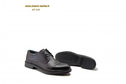 کفش مردانه رسمی اداری مجلسی چرم طبیعی دست وز si173