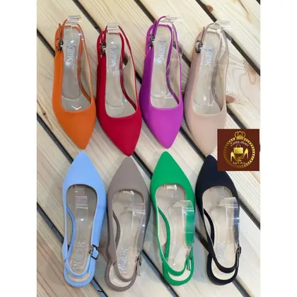 صندل مجلسی زنانه پشت‌باز پاشنه 3 سانت V20
