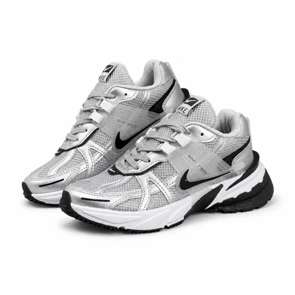 کفش کتانی زنانه نایکی v2k نقره ای سفید Nike V2k