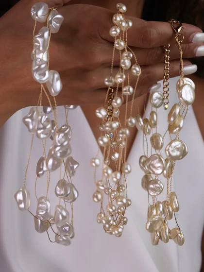 گردنبند زنانه سیمی طرح1 کد N3100