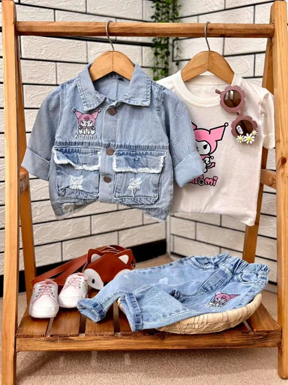 سه تیکه جین کرومی