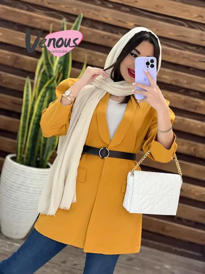 مانتو مازراتی سرشونه چین