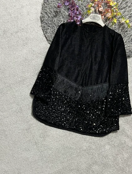 کت مخمل پولکی