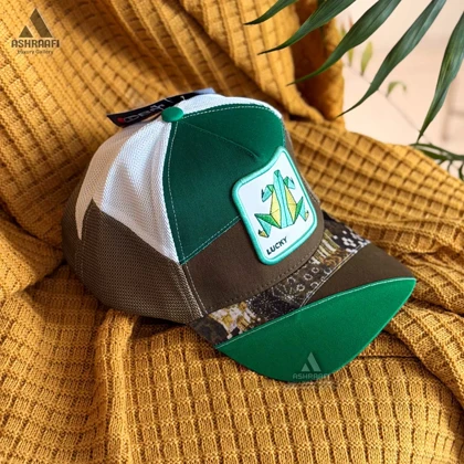 کلاه گورین طرح دار Trucker Cap HA136