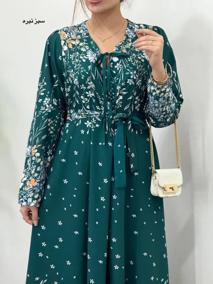 پیراهن بلند سوپر کلوش مهتاب کد 5930