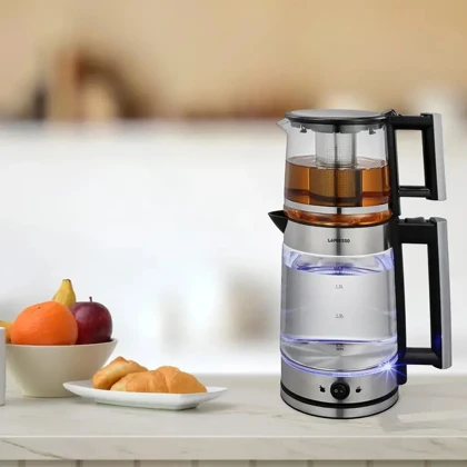 چای ساز برقی لپرسو Lepresso اصل مدل LPCFFM0020 طراحی شفاف