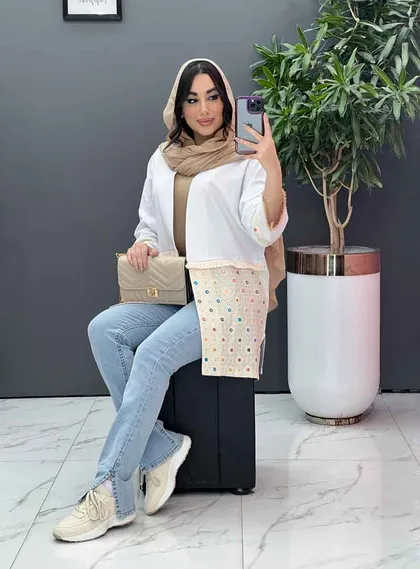 مانتو سنتی ریش دار