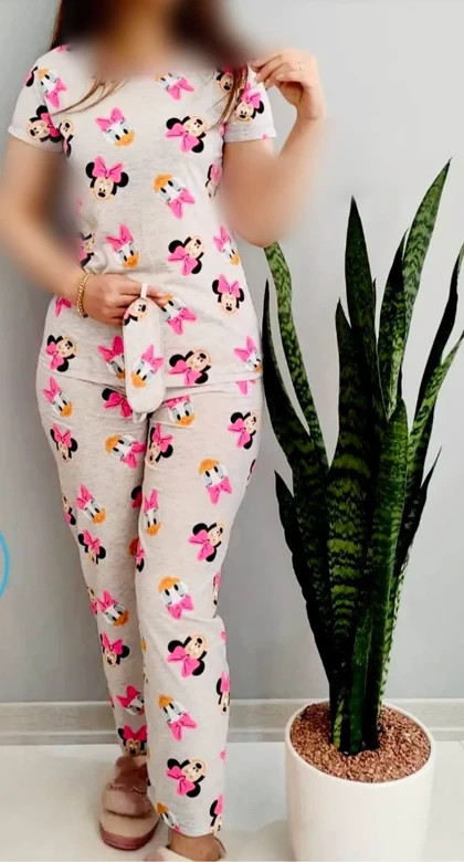 تیشرت شلوار نخ پنبه