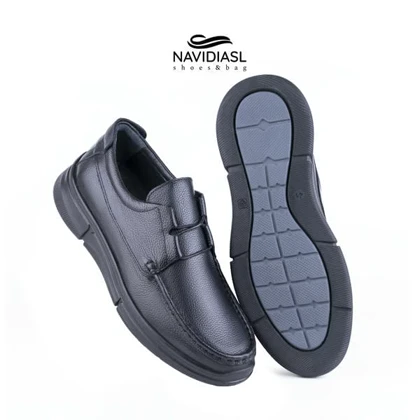کفش مردانه چرم طبی اداری و روزانه کد 7062025