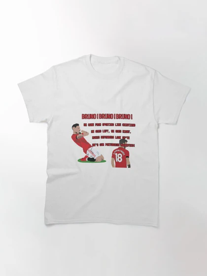 تیشرت ورزشی منچستریونایتد | تیشرت Manchester United F.C طرح Bruno Fernandes Song Chant کد 146752