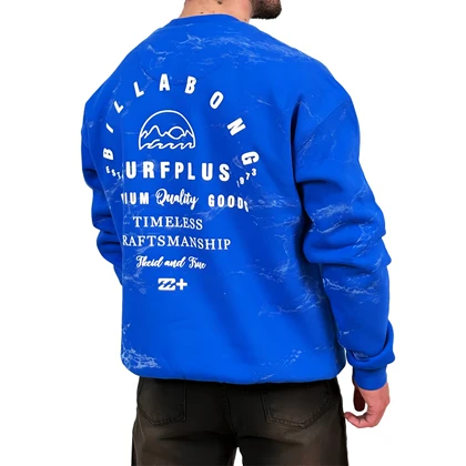 دورس مردانه آبی سه نخ طرح چاپ برجسته