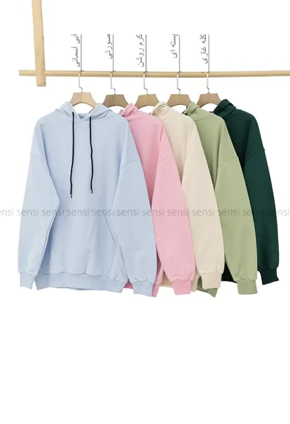 هودی ساده (BASIC) رنگی کد1004632