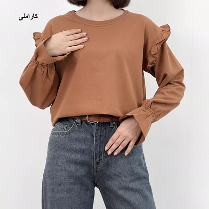 بلوز چین‌دار 1007282