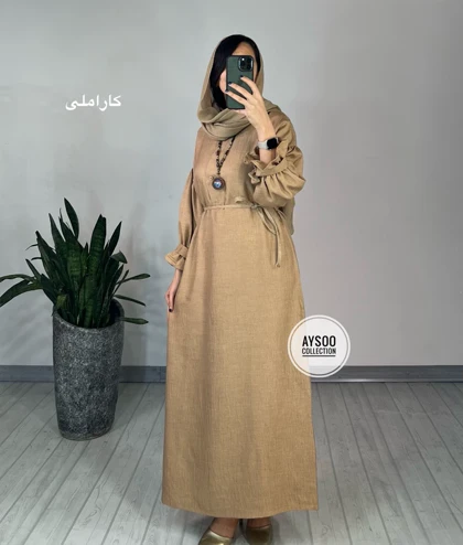 پیراهن مانتویی آرامش