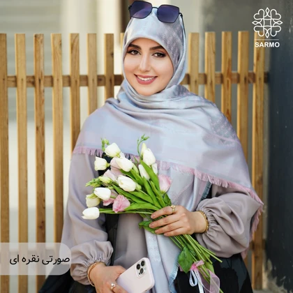 روسری ژاکارد رونا طرح زنجیر