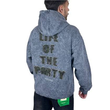 هودی سنگشور مردانه طوسی طرح لایف