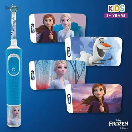 مسواک برقی دوقلو اورال بی مدل FAMILY EDITION FROZEN ll