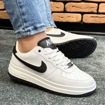 کفش کتانی اسپرت مردانه رنگ سفید مدل نایک NIKE AIR FORCE