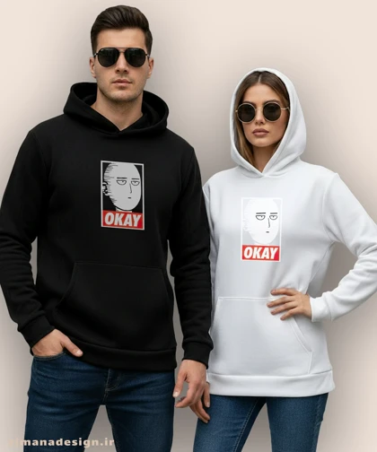هودی مردانه و زنانه طرح وان پانچ من شخصیت سایتاما کد 899