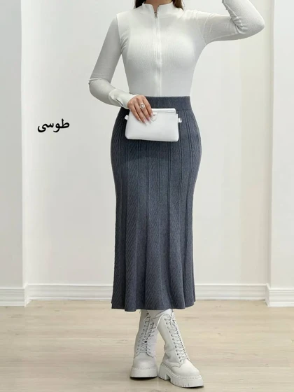 7570-دامن بافت کد 515
