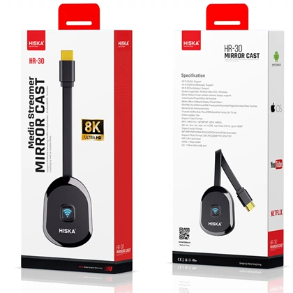 دانگل وای فای هیسکا مدل HR-30 با رزولوشن 8K (اصلاحات انجام شد)