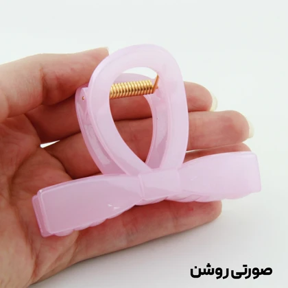 کلیپس دخترانه مدل پاپیون دو رنگ